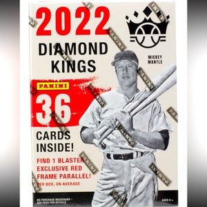 2022 PANINI DIAMOND KINGS MLB BASEBALL FACTORY SEALED BLASTER BOX 36 CARDS Auto?